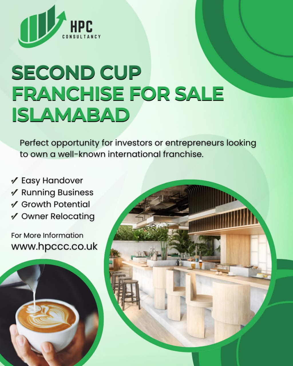 Second Cup Franchise Islamabad